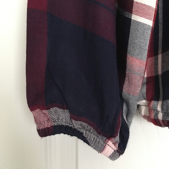 Como Vintage plaid collared tie front shirt - Picture 4 of 12